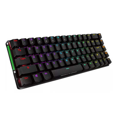 ASUS Gaming tipkovnica ROG Falchion, RF bežično + USB, AZERTY, francuski, crna