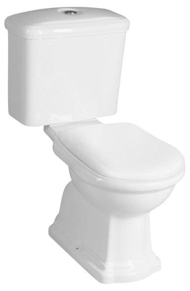 KERASAN WC kombinacija RETRO, stražnji izlaz, bijela-krom