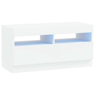 LED TV kabinet od konstruiranog drva, bijeli