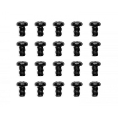 EKWB Set vijaka s Phillips glavom EK-Loop, M4 x 6 mm, 20 komada, crna