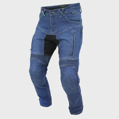 CAPPA RACING Muške motociklističke traperice Mugello, kevlar, plave, 38/34, 2XL