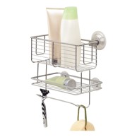 IDESIGN Košara Classico viseća s vakuumskim zakačkama za tuš