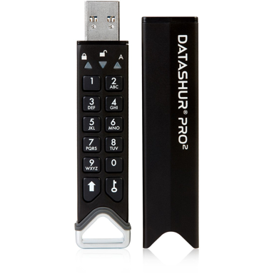 ISTORAGE USB memorijski pogon datAshur PRO2, 8 GB, USB Tip-A 3.2 Gen 1, crni