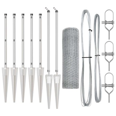 Heksagonalna ograda, 0. 4x10 m pocinčani čelik