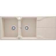 DEANTE Sudoper Andante, granit, 116x50 cm, bež, ZQN5213