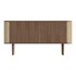UMAGE Smeđa/u prirodnoj boji niska komoda u dekoru hrasta, 150x75 cm Treasures