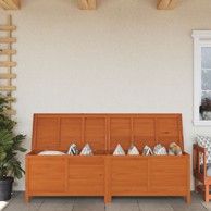 Vrtna kutija za pohranu smeđa 198,5x50x56,5 cm masivna jelovina