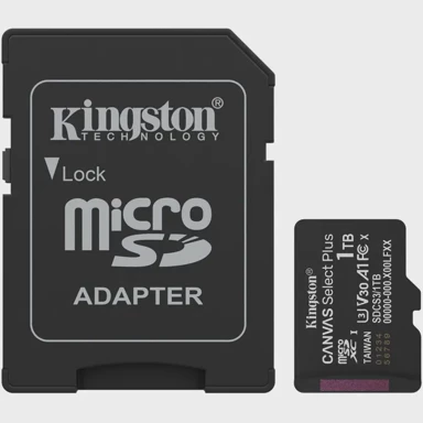 KINGSTON Memorijska kartica microSDXC Canvas Select Plus, 1TB, crna, UHS-I, U3, Class 10, V30