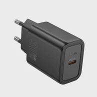 HOCO Zidni punjač Type-C PD QC 30W N62, crni