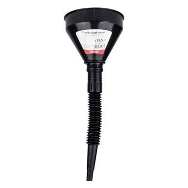 AMIO Fleksibilni crni lijevak s cjedilom 13,5 cm 04036, crni