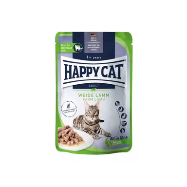 HAPPY CAT Hrana za mačke Adult Culinary, janjetina u umaku, 85 g vrećica