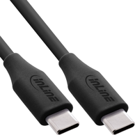 INLINE USB-C kabel 35895, USB 2.0, 0,5 m, 100 W, crni