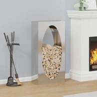 Stalak za drva za ogrjev 50x23x100 cm od nehrđajućeg čelika