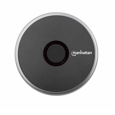 MANHATTAN Bežični punjač 10W, USB-C, crni