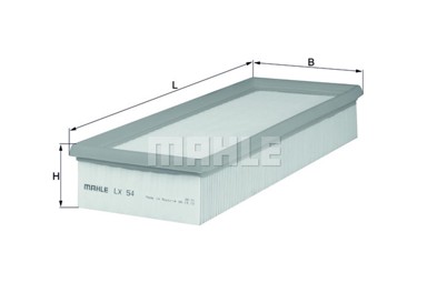 MAHLE Filter zraka VW LX 54 GOLF 2 D