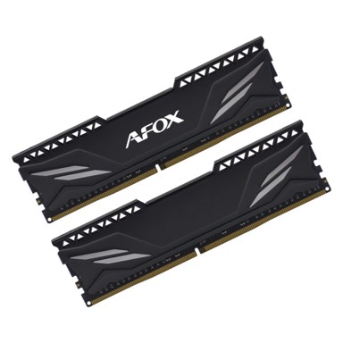 AFOX RAM memorija Gaming, DDR4, 32 GB, 3200 MHz, CL16, Rank1, XMP 2.0, dual kit 2x16 GB, crna