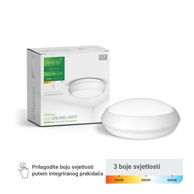 GREEN TECH LED plafonjera 15 W 3 CCT IP66 promjer 30 cm bijela Smart Shift