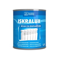 ISKRA Sintetski lak RAL 9003, otporno na toplinu, 0,75 l, bijela