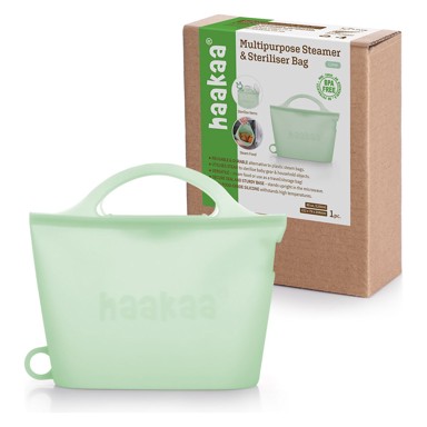 HAAKAA Višenamjenska parna vrećica i sterilizator, zelena