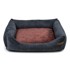 REXPRODUCT Krevet za pse SoftBED Eco S, 55×65 cm, bordo-tamno sivi