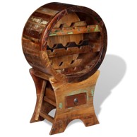 Stalak za vino za 10 boca, od masivnog obnovljenog drva