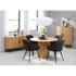 UNIQUE FURNITURE Okrugli blagovaonski stol u dekoru hrasta ø 120 cm Nola 