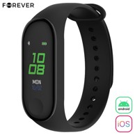 FOREVER Fitness narukvica FitBand SB-50, crna, Bluetooth 5.0, vodootporna, IP65