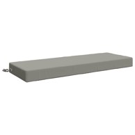 SOEST Jastuk za sjedalo, 100% poliester, siva, 120 x 40 x 10 cm