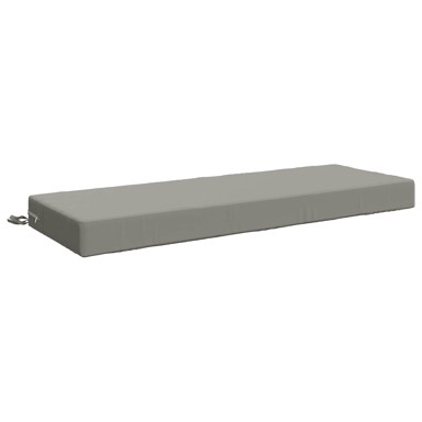 SOEST Jastuk za sjedalo, 100% poliester, siva, 120 x 40 x 10 cm