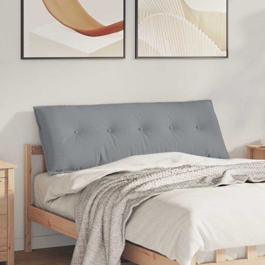 Jastuk za leđa, svijetlo sivi, 140 x 50 cm
