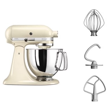 KITCHENAID Kuhinjski robot 5KSM125EFL, 300 W, 4,8 l,bež