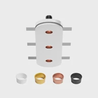 LINEA LIGHT Gipsana ugradbena svjetiljka ip40/1622lm/3000k bijela ral 9003 embossed ll8831