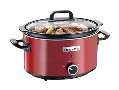 CROCK POT Uređaj za sporo kuhanje SCV400RD-050, 3,5l, crveni