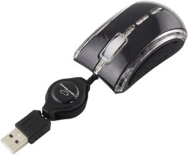 ESPERANZA Miš Elaneo EM109K, USB, crna
