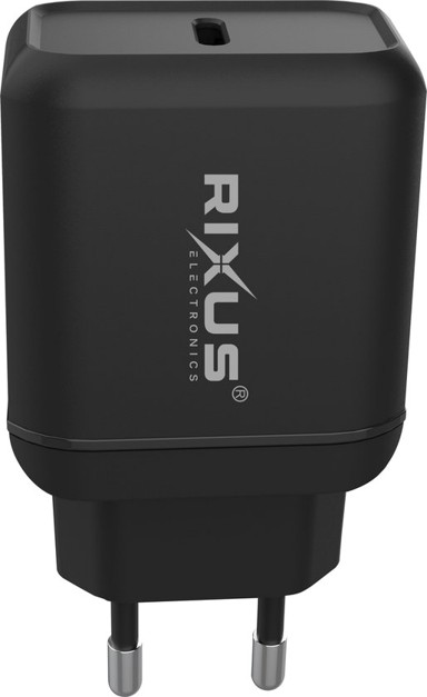 RIXUS Kućni punjač RX86B, 25W, 1xUSB-C, crni