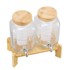 VEVOR Dispenzer za piće, dvostruki cilindar, 300 x 150 x 244 mm, proziran