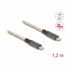 DELOCK USB kabel C-C 1,2 m 100 W 5 A PD LED, crna