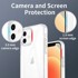 LOSVICK Futrola za Apple iPhone 12/12 Pro + 3x kaljeno staklo prozirna zaštitna folija