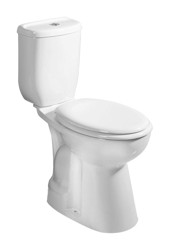 CREAVIT WC školjka s povišenim sjedalom, donji odvod, 38.5x91.1x67.2 cm, bijela