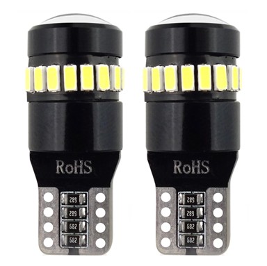 AMIO LED žarulje CANBUS T10 W5W 18SMD 3014 + 1SMD bijele 12V/24V