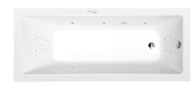 POLYSAN Hidromasažna kada, Noemi, 150x80x39 cm, Highline Hydro, kromirana