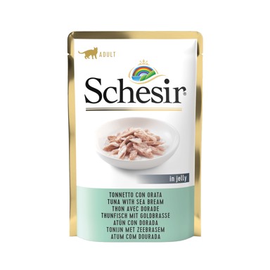 SCHESIR Cat tuna s oradom u želeu, vrećica 85 g