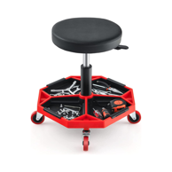 Radna okretna stolica s policom i 4 univerzalna kotačića, podesiva visina, nosivost 150kg