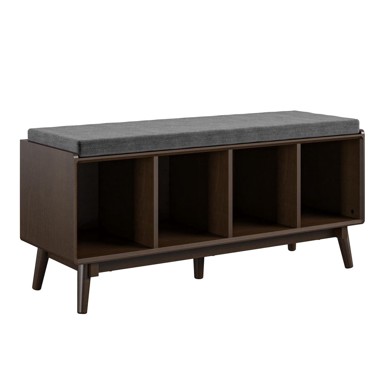 NOVOGRATZ Smeđa kutija za cipele s klupom Brittany