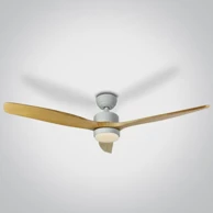 ONE LIGHT Stropni ventilator 35w led 22w cctv ip20 230v svjetlo drvo dm6308l/w/v