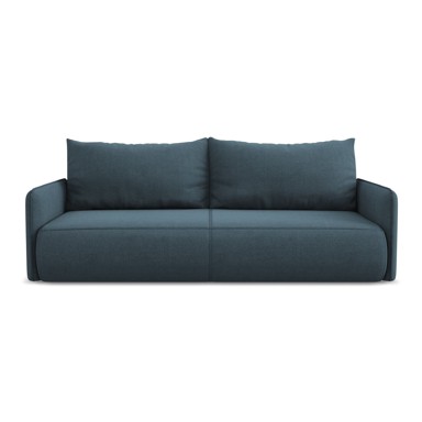 MAKAMII Plava sklopiva/s prostorom za odlaganje sofa 216 cm Nanea, 216x105x86 cm