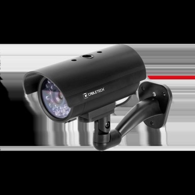 CABLETECH Lažna sigurnosna kamera, DK-10, LED rasvjeta, bullet