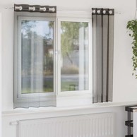Gotove zavjese 140x140 cm 2kom, crne