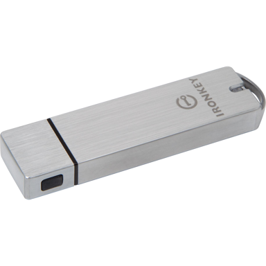 KINGSTON TECHNOLOGY USB memorijski pogon IronKey S1000, 32 GB, USB Tip-A 3.2 Gen 1, srebrni