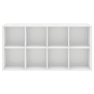HAMMEL FURNITURE Bijeli modularni sustav polica 136x69 cm Mistral Kubus 